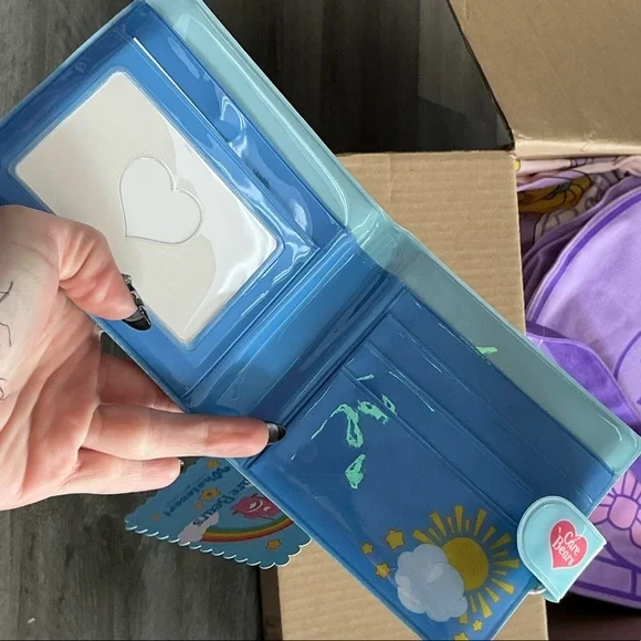 CARE BEARS CLOUDMOBILE PADDED NYLON SNAP WALLET - Picture 3 of 3